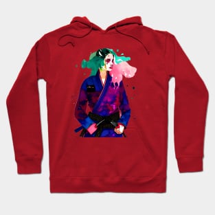 water color bjj girl Hoodie